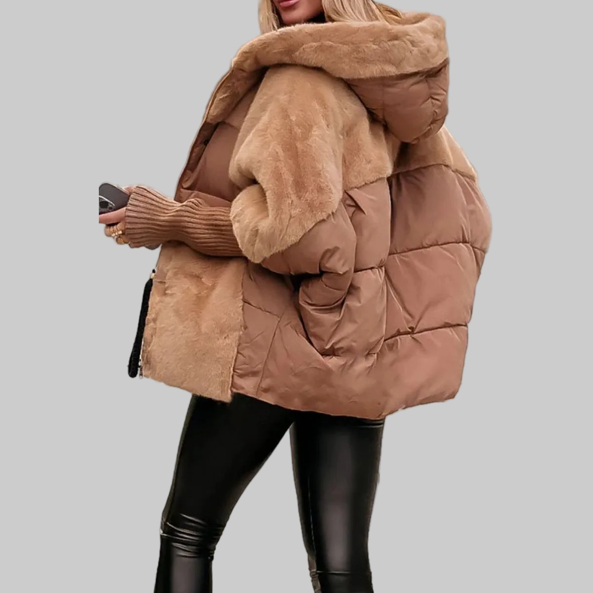 Classic refined casual bomber jacket for women | Hester -1