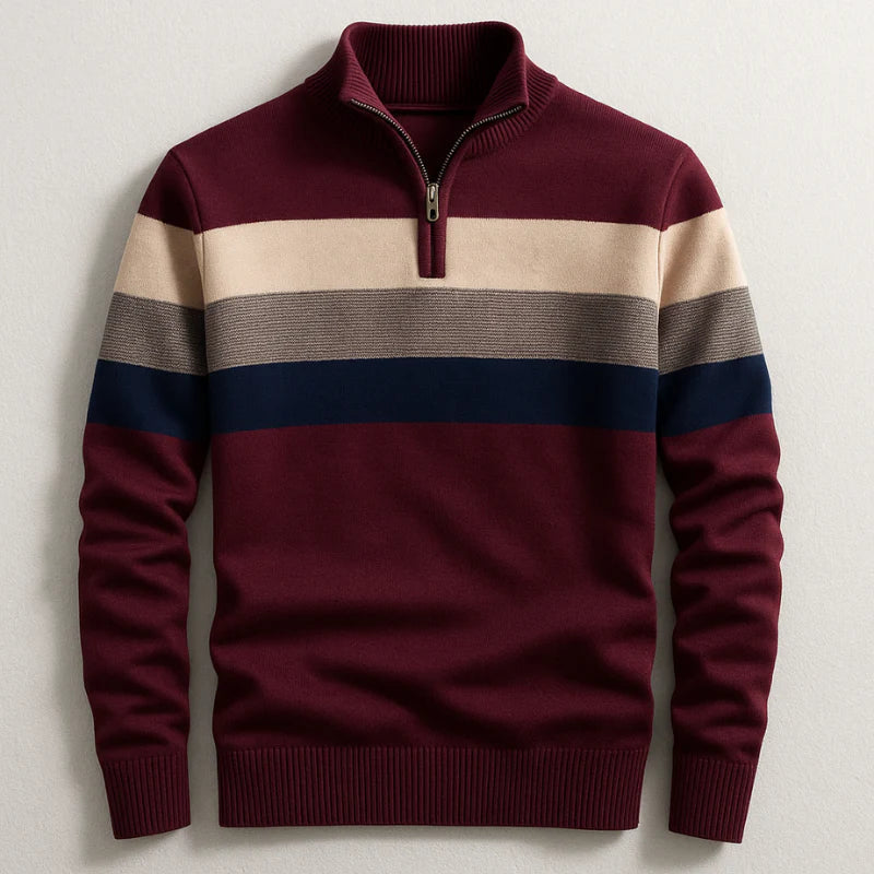 Classic soft ribbed jumper for men | Lorven -5