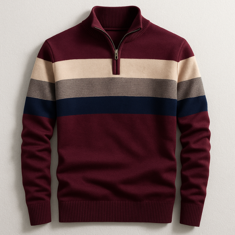Cosy knit ribbed jumper for men | Bradford -3