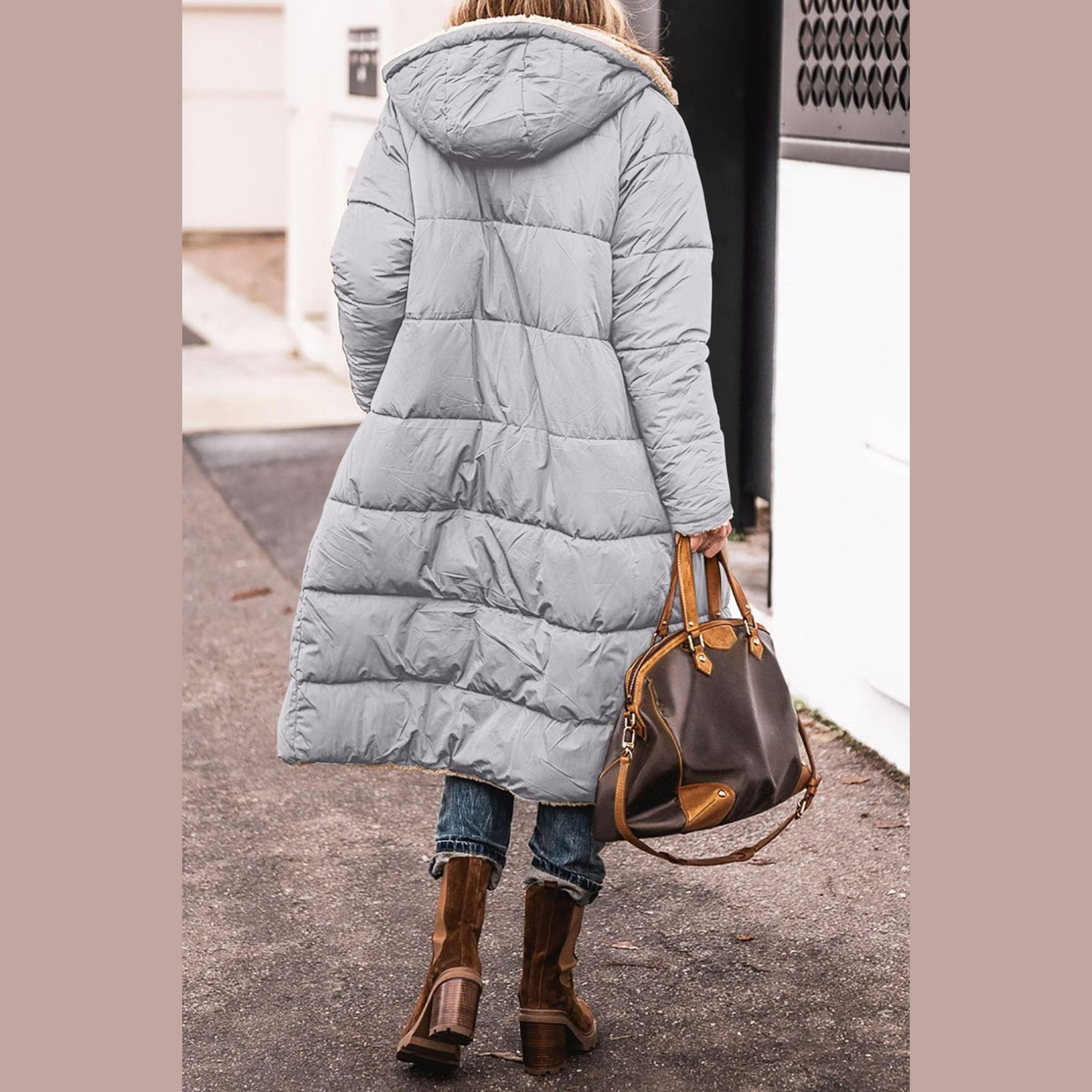 Classic elegant insulated coat for women | Amelia -12