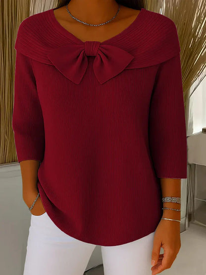 Soft cosy ribbed jumper for women | Elodie -4