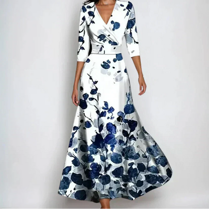 Classic elegant flowy dress for women | Emily -1
