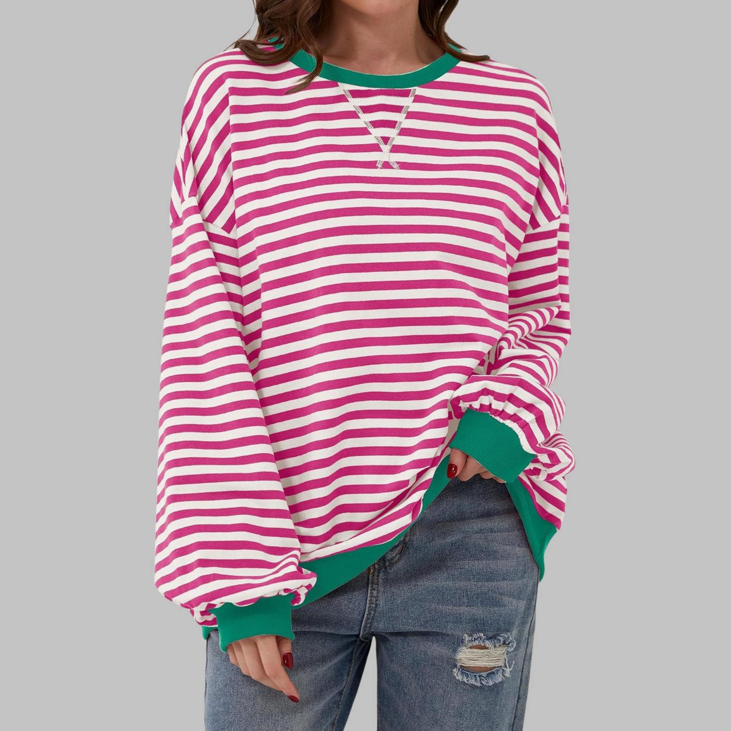 Classic everyday relaxed t-shirt for women | Luka -2