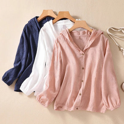 Classic soft relaxed hoodie for women | Miri -4