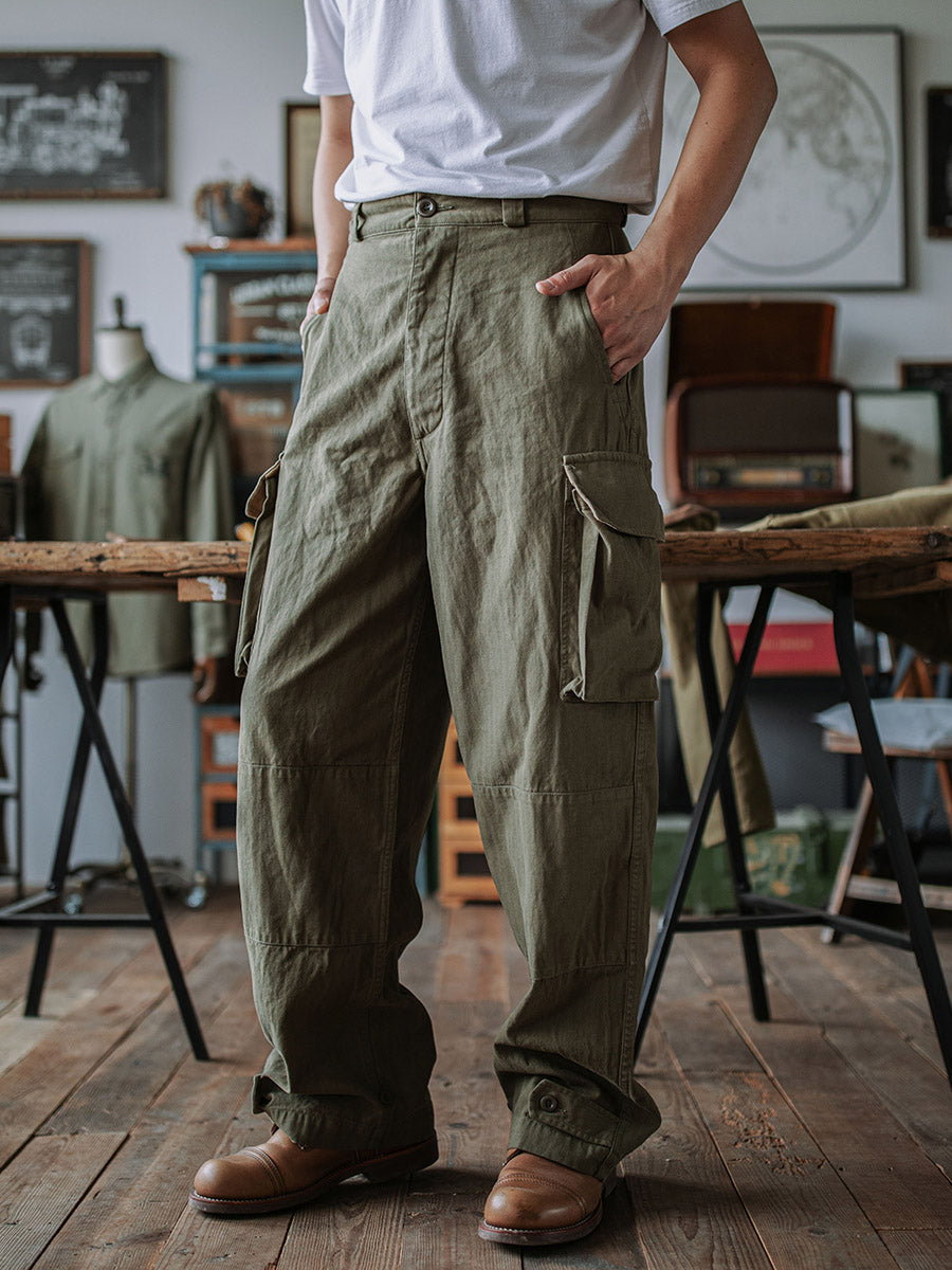 Classic utility everyday cargo trousers for men | M-47 -1
