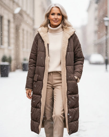Elegant tailored insulated coat for women | Eleanor -2