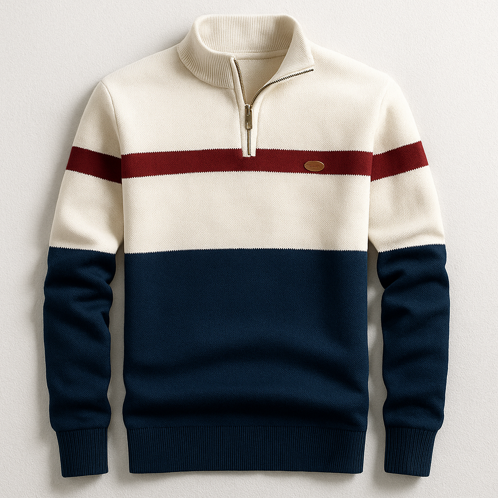 Classic cosy knit jumper for men | Elston -3