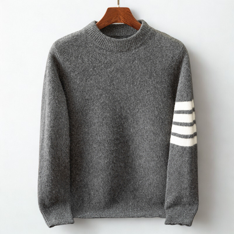 Classic cosy knit jumper for men | Lunero -4