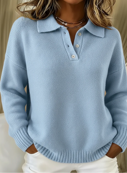 Classic relaxed knit jumper for women | Olivia -1