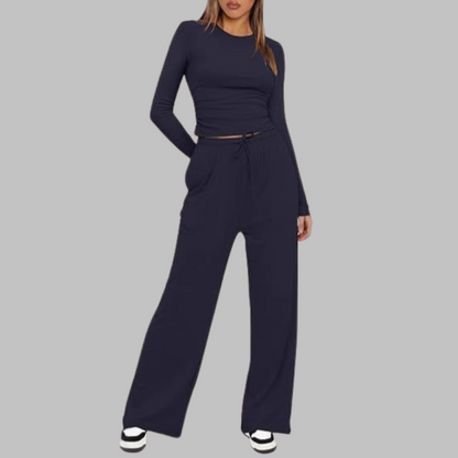 Classic smart relaxed trousers for women | Belle -6