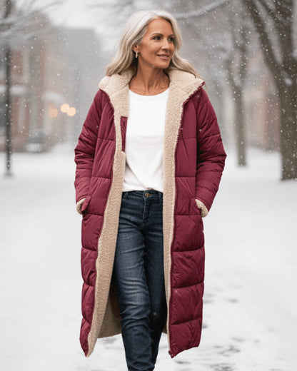 Elegant tailored insulated coat for women | Eleanor -23
