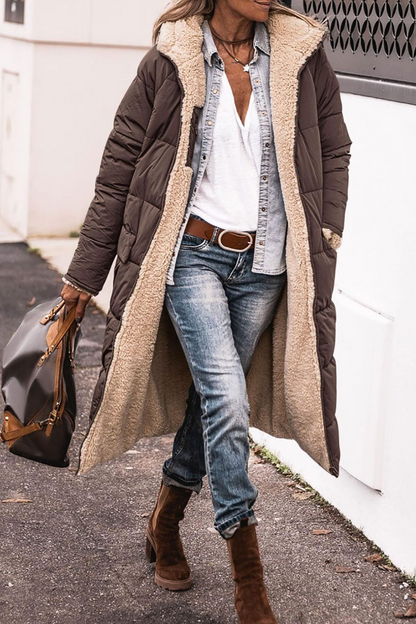 Elegant tailored insulated coat for women | Sasha -1