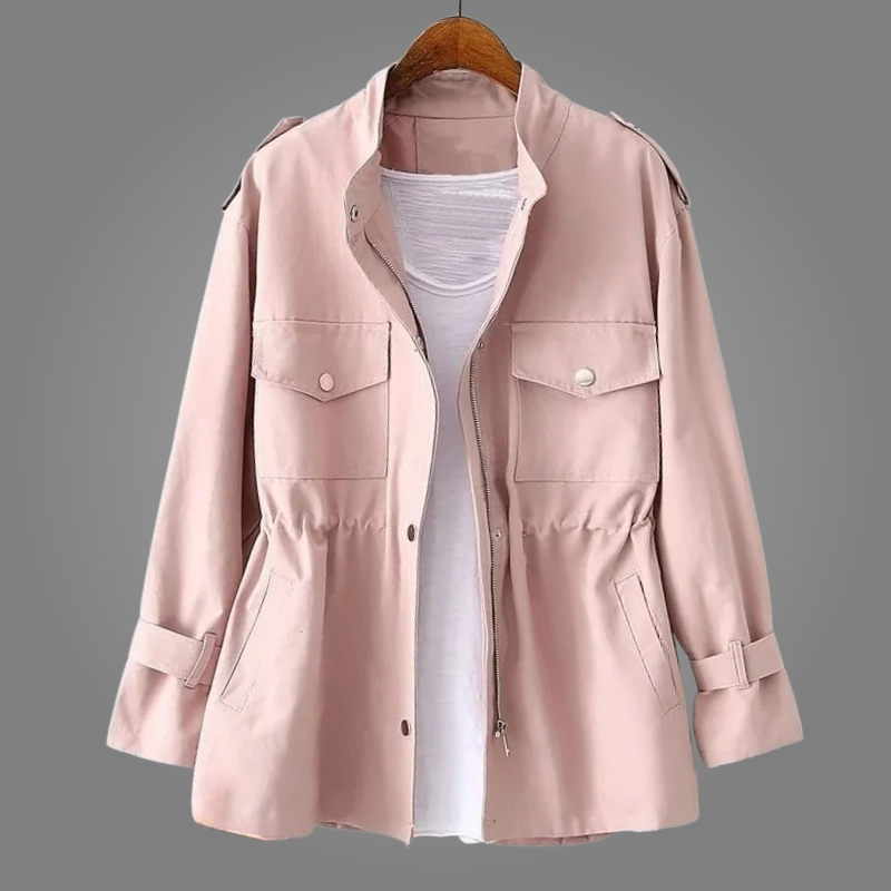 Classic refined longline overcoat for women | Amélie -2