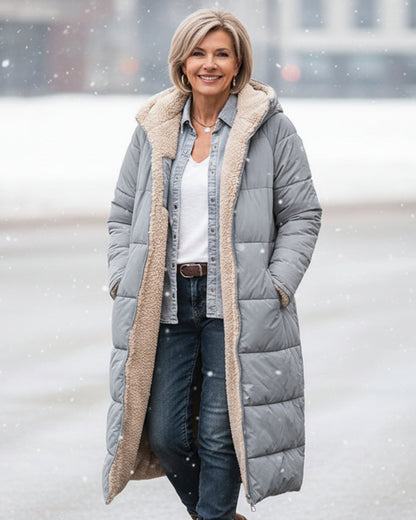 Elegant tailored insulated coat for women | Eleanor -14
