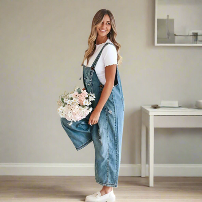Classic elegant relaxed jumpsuit for women | CARMELITA -1