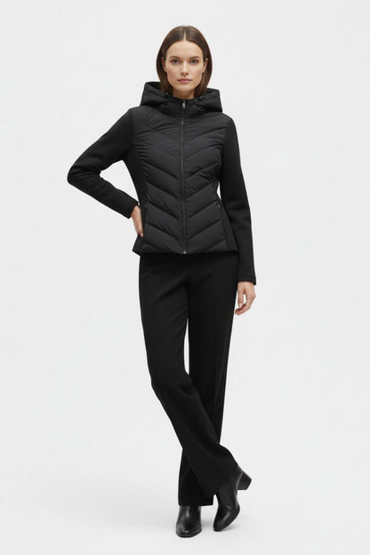 Warm everyday insulated puffer jacket for women | Caurelle -3