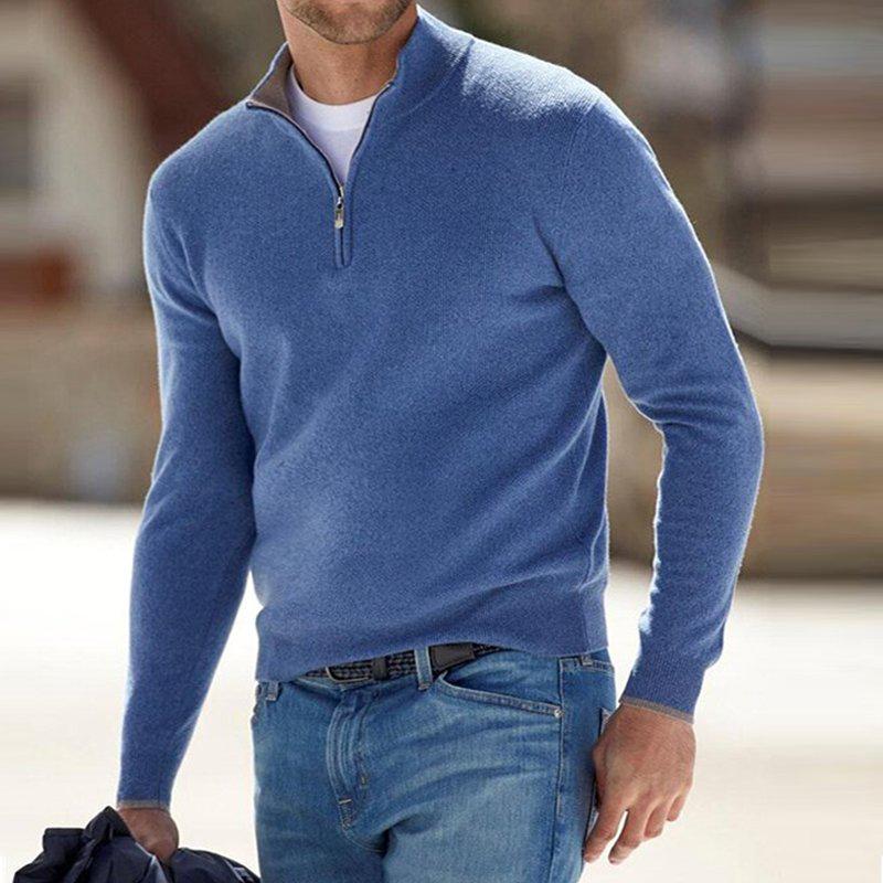 Soft relaxed knit jumper for men | Harris -2