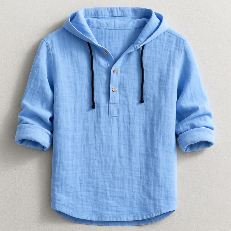 Classic soft relaxed hoodie for men | Hudson -1