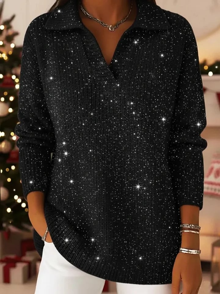 Soft relaxed ribbed jumper for women | Léonie -6