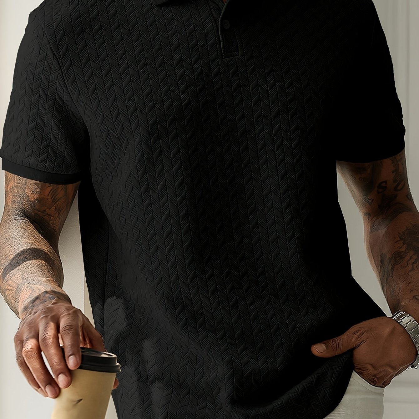 Smart everyday relaxed polo shirt for men | Ellison -5