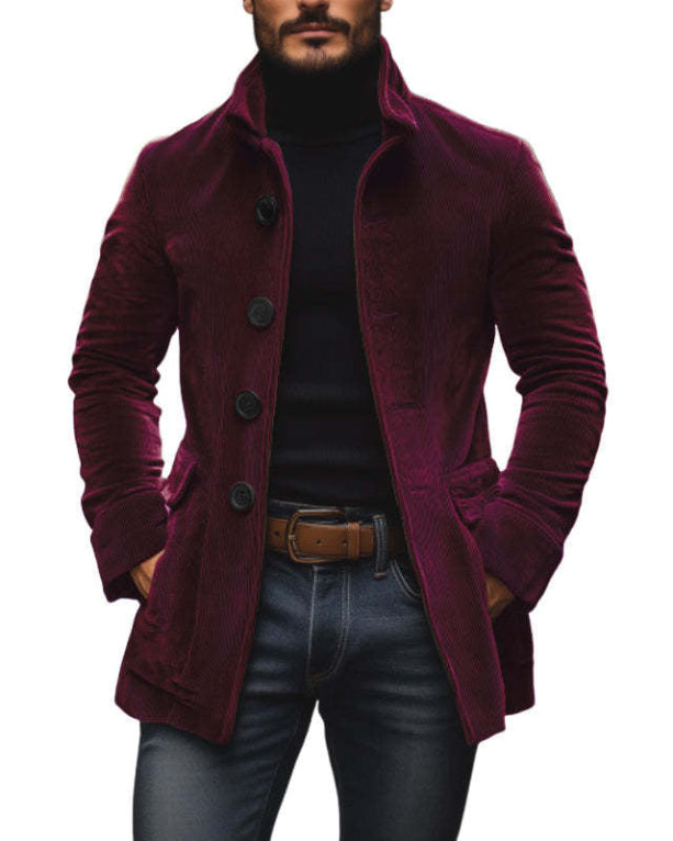 Classic elegant insulated coat for men | Rainer -8