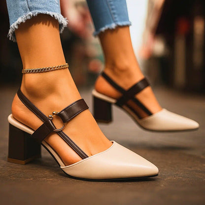 Classic elegant everyday heels for women | Elowen -6