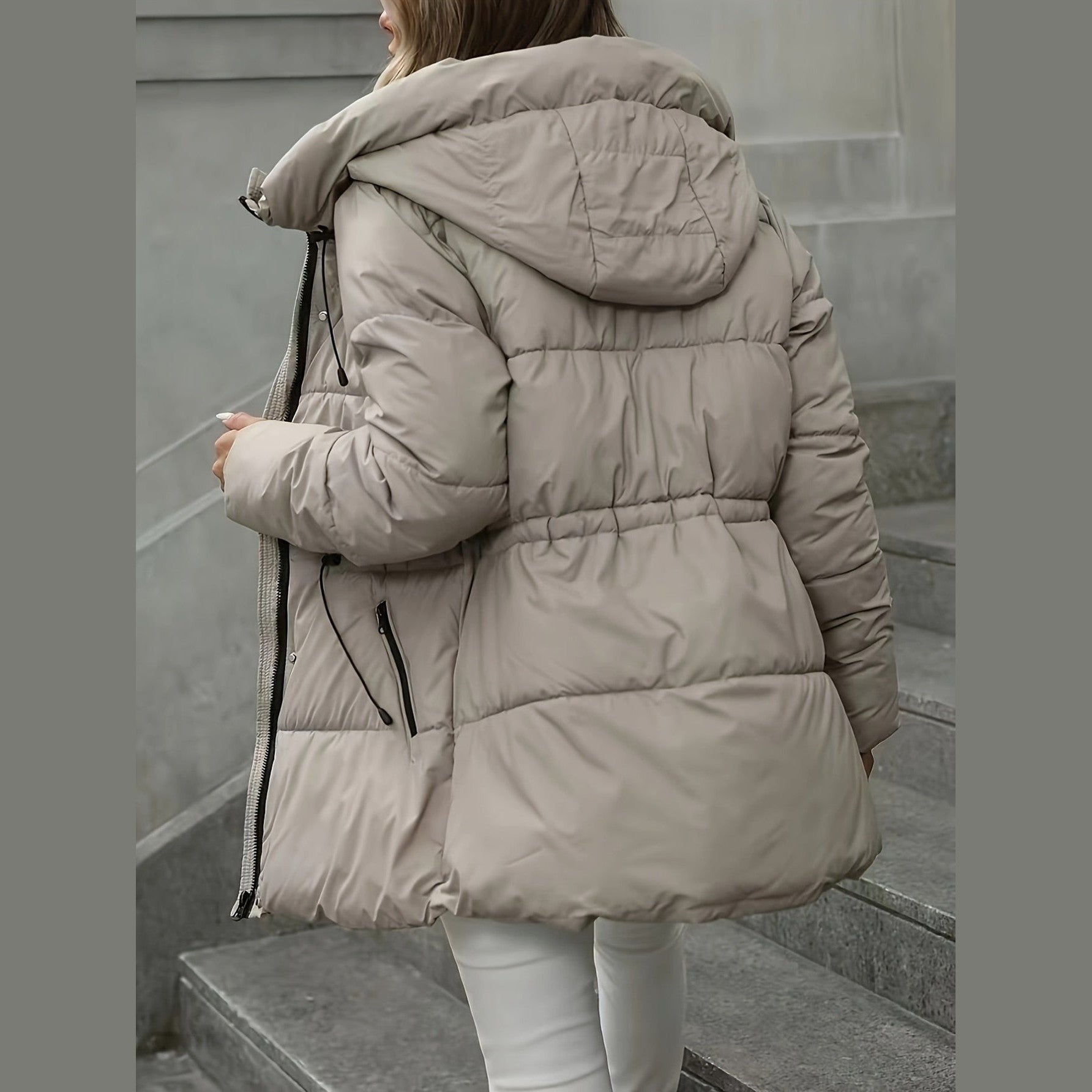 Classic everyday insulated parka for women | Aurora -6