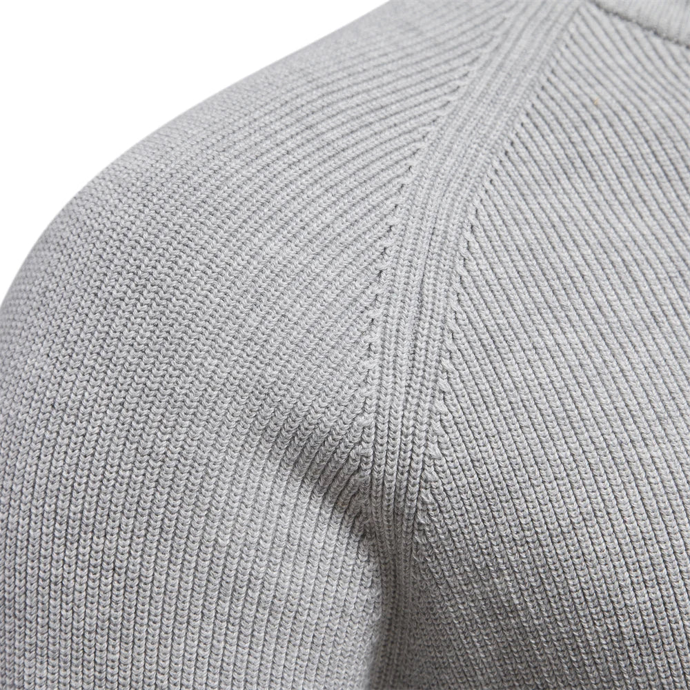 Cosy knit ribbed jumper for men | Zyric -7