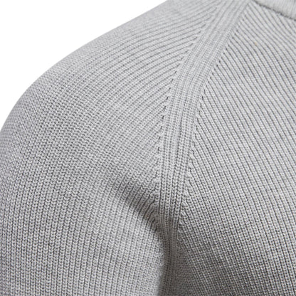 Cosy knit ribbed jumper for men | Zyric -7