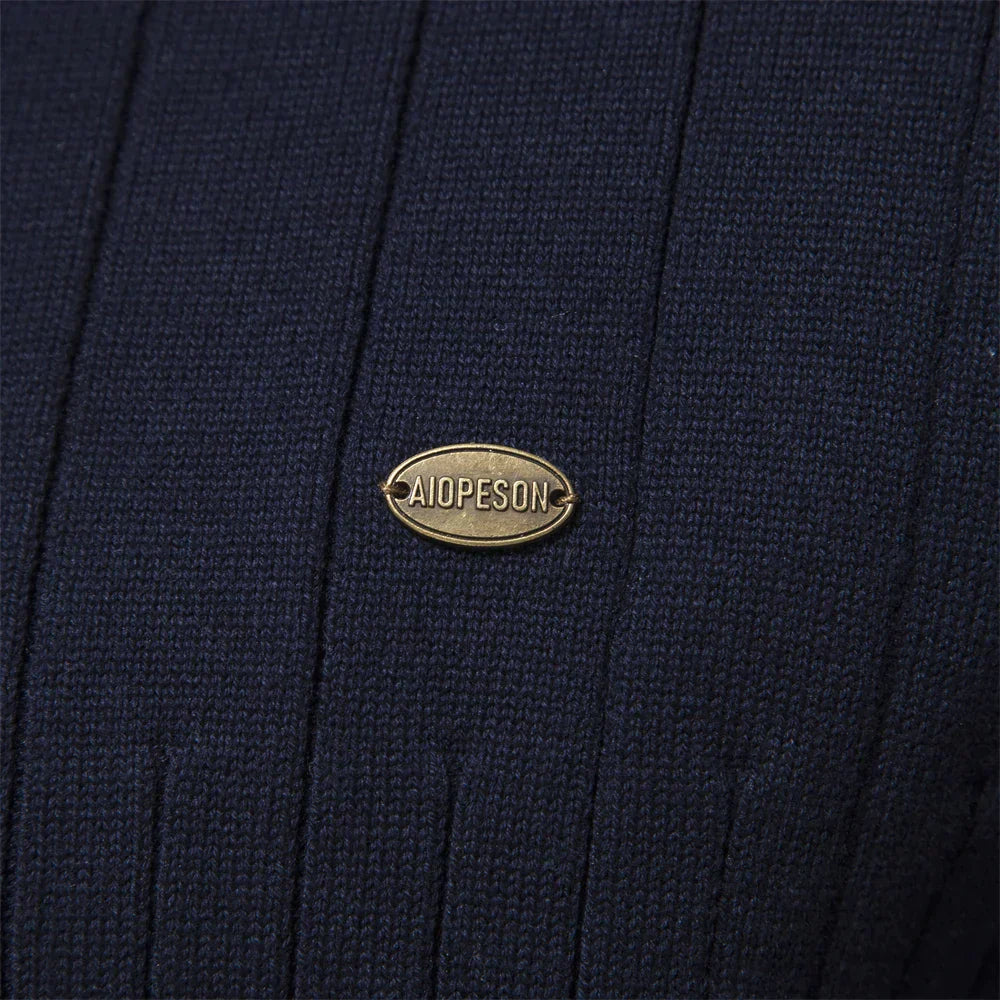 Cosy knit ribbed jumper for men | Zyric -5