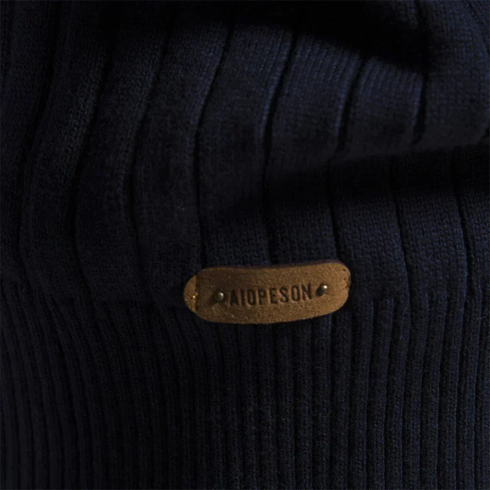Cosy knit ribbed jumper for men | Zyric -4