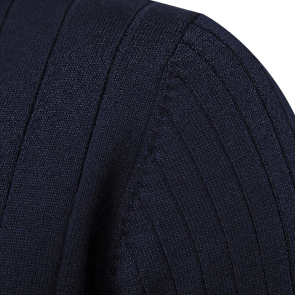 Cosy knit ribbed jumper for men | Zyric -6