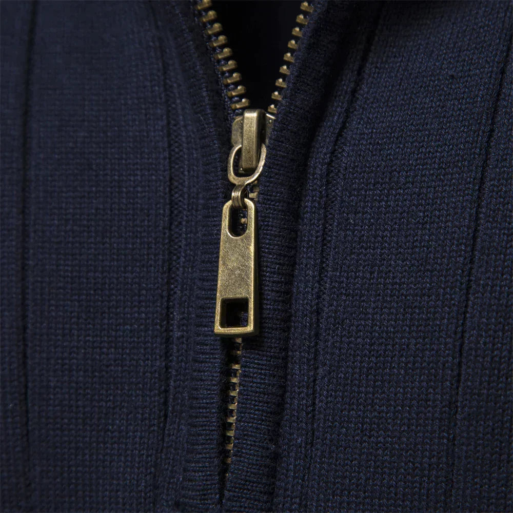 Cosy knit ribbed jumper for men | Zyric -3
