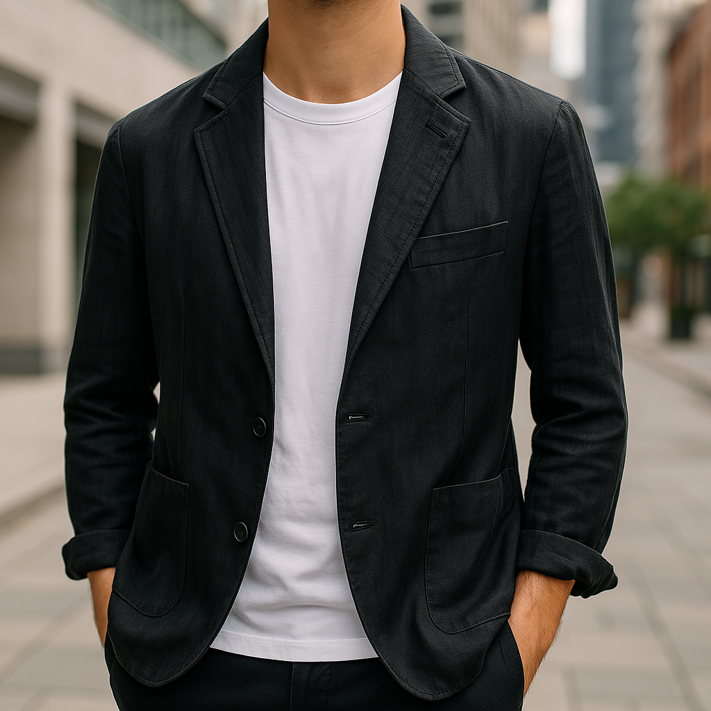 Classic smart tailored blazer for men | Rino -3