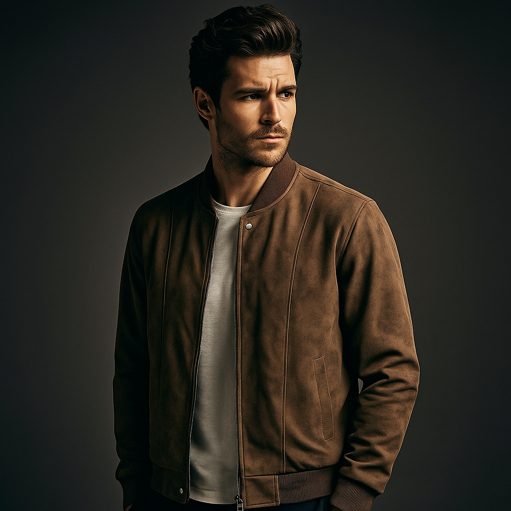 Classic everyday relaxed bomber jacket for men | Union -3