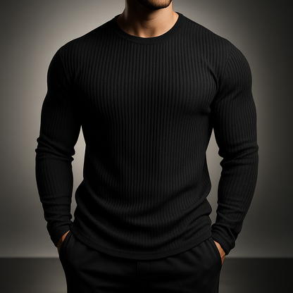 Cosy knit ribbed jumper for men | Derrickson -4