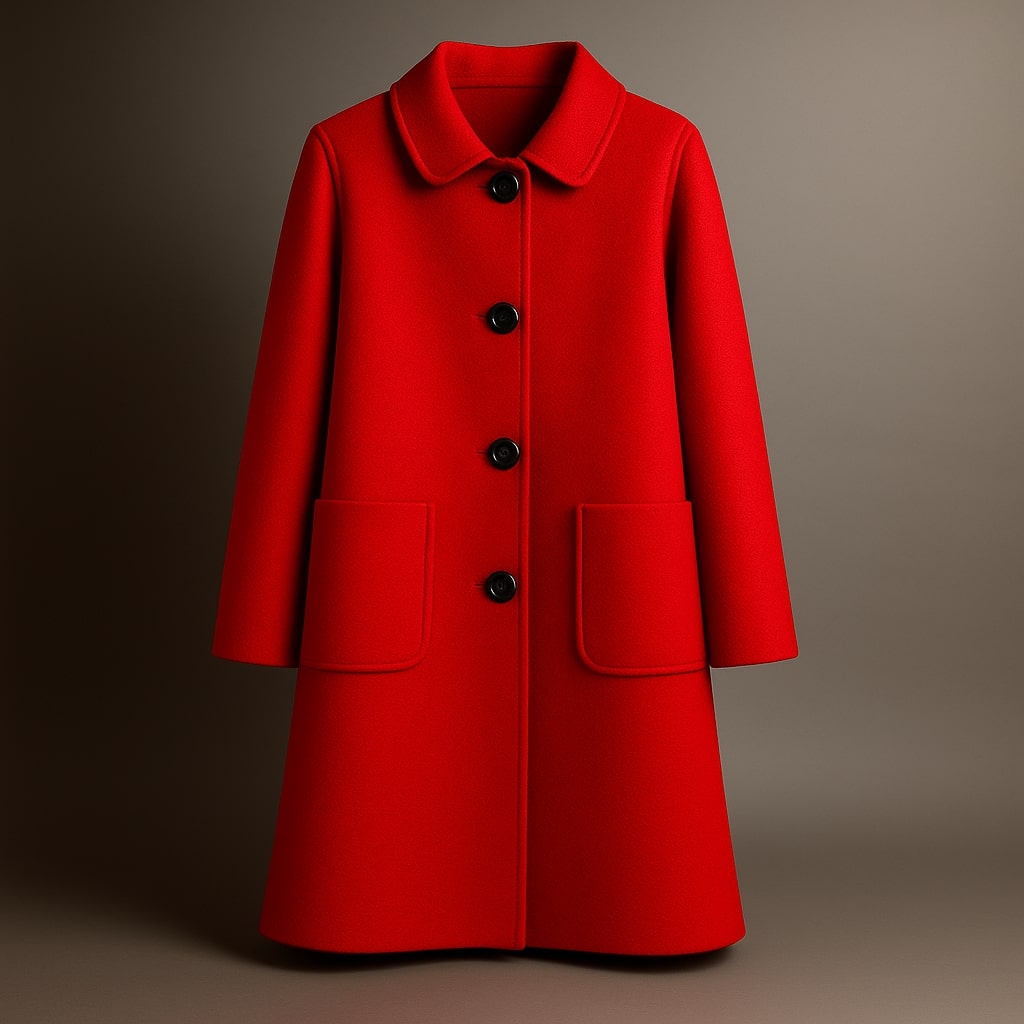 Classic elegant tailored coat for women | Elio -3
