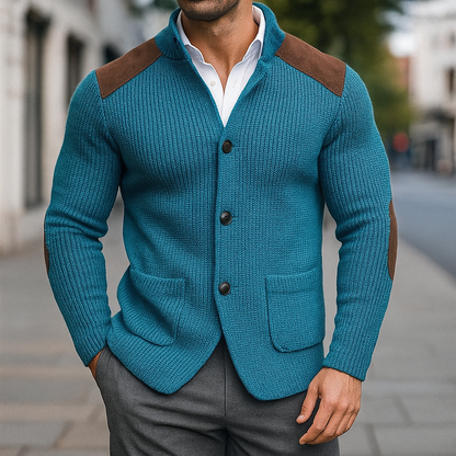 Tailored fitted structured blazer for men | Davenport -7