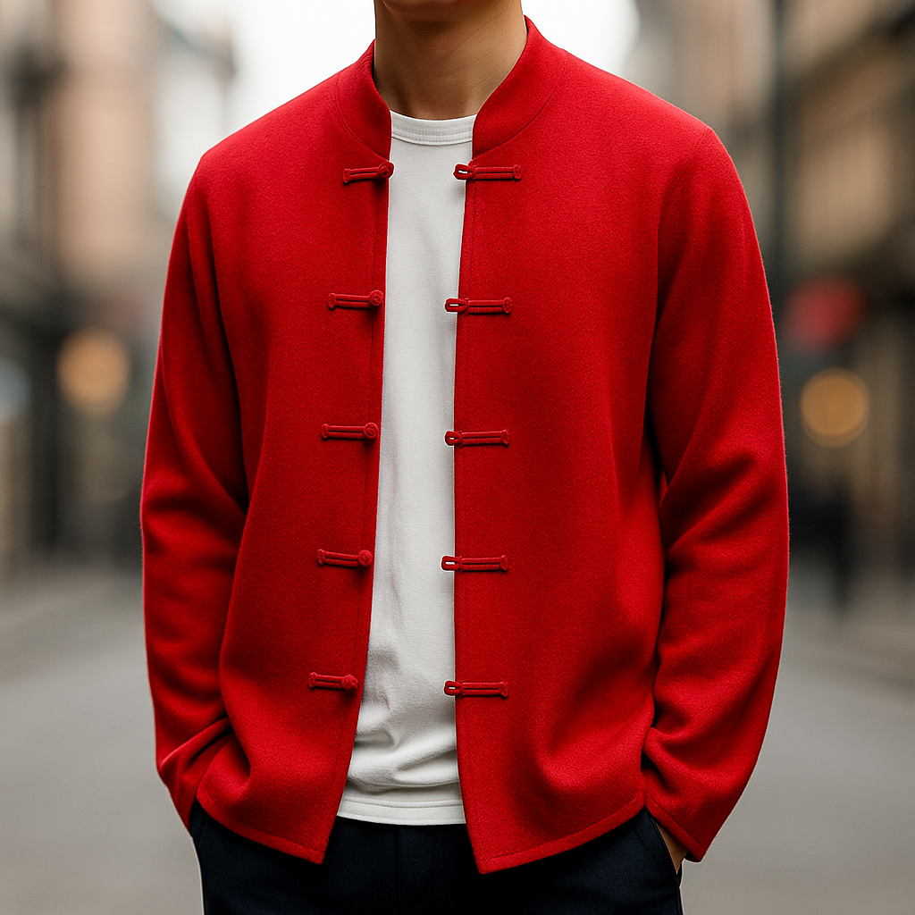 Relaxed longline knit cardigan for men | Rivor -8