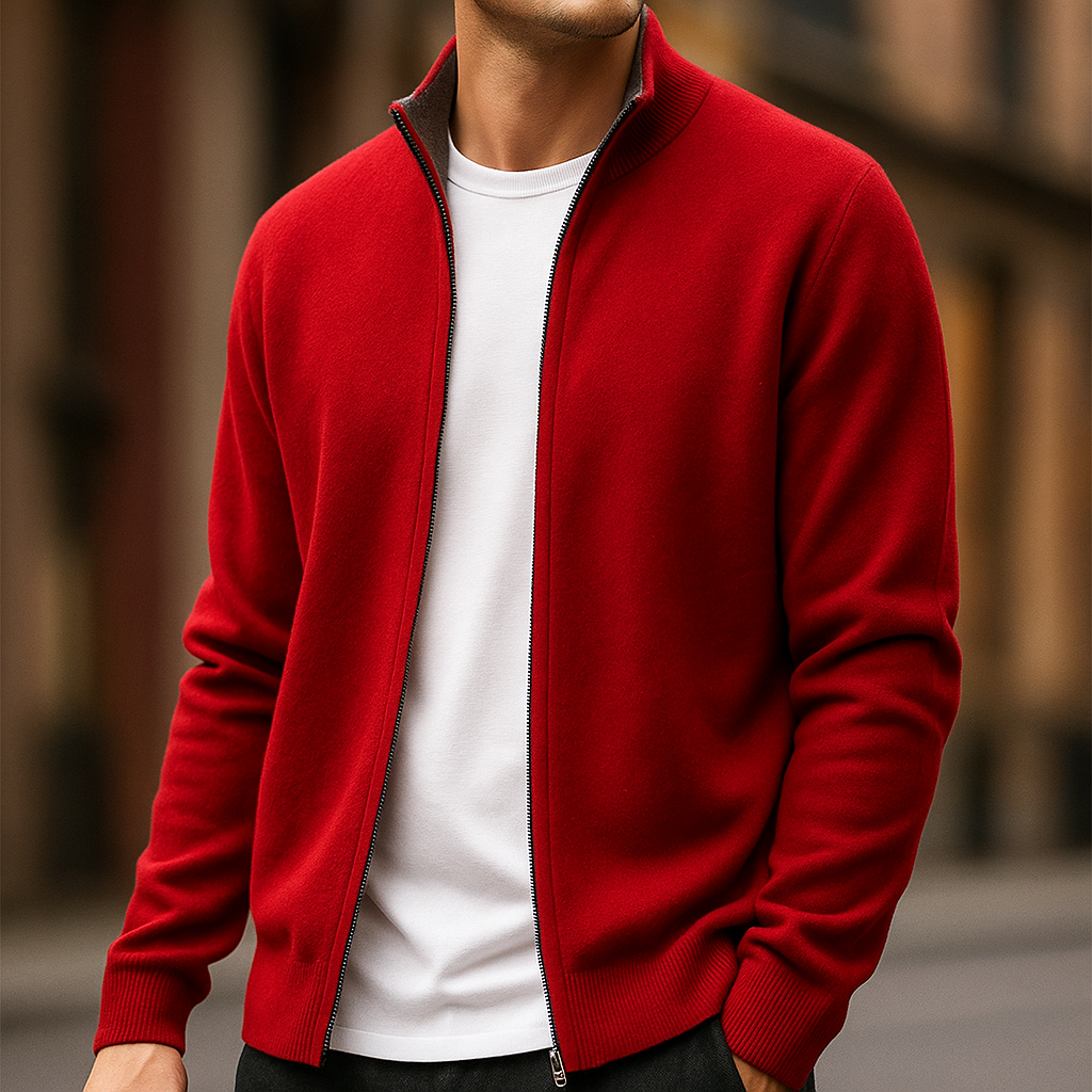 Classic cosy relaxed cardigan for men | Pauletto -2