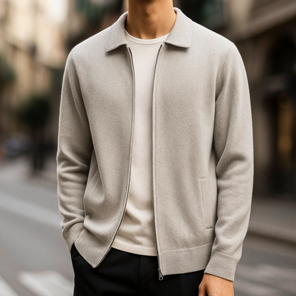 Cosy relaxed knit cardigan for men | Roma -2
