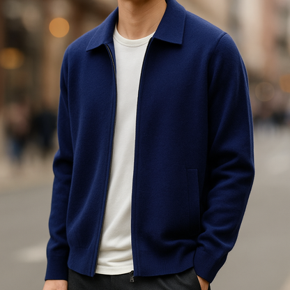 Cosy relaxed knit cardigan for men | Roma -6