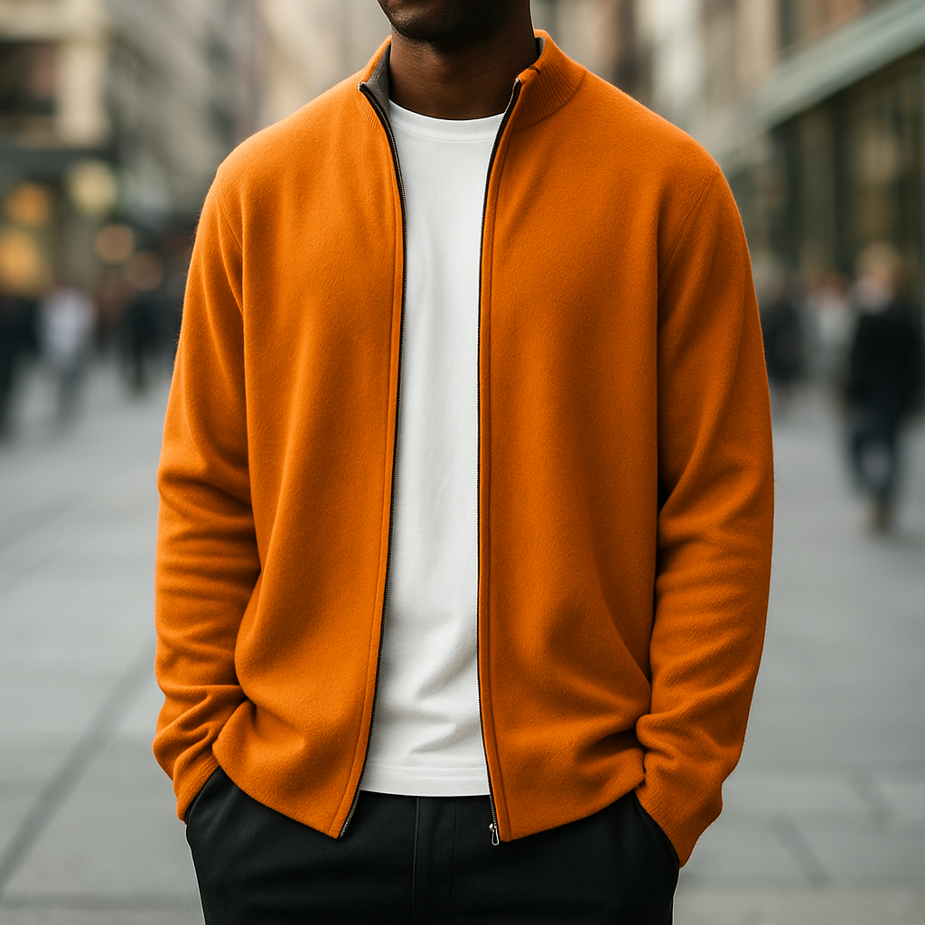 Classic cosy relaxed cardigan for men | Pauletto -4
