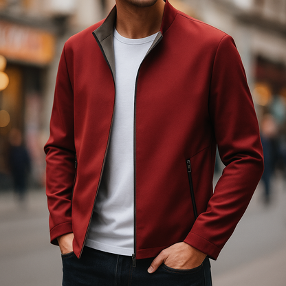 Refined everyday relaxed jacket for men | Ferrano -3