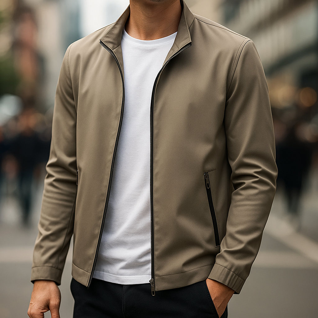 Refined everyday relaxed jacket for men | Ferrano -4