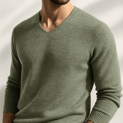 Classic cosy ribbed jumper for men | Harbour -7
