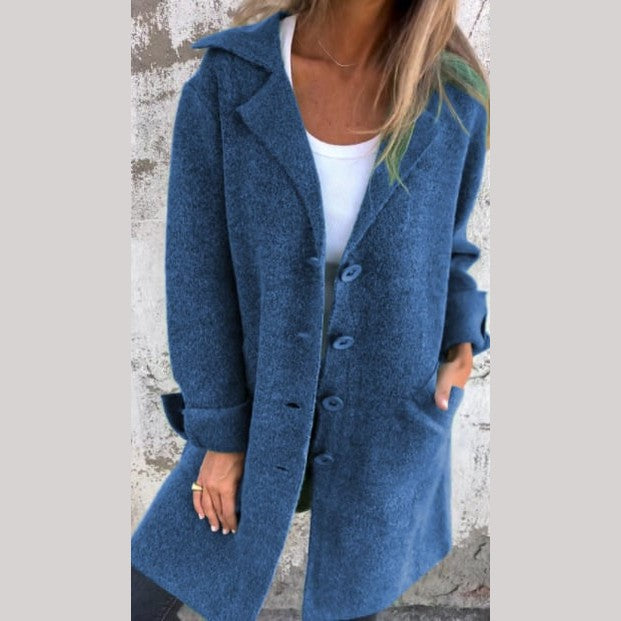 Classic elegant warm coat for women | Baylea -9
