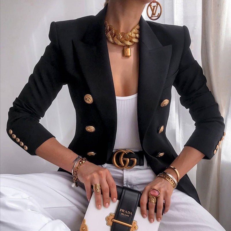 Classic tailored structured blazer for women | Francine -3