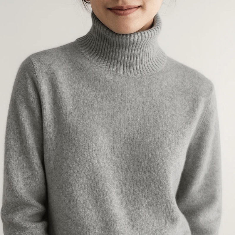 Classic relaxed ribbed jumper for women | Aurora -3