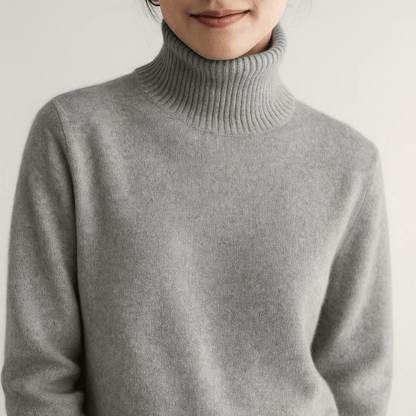 Classic relaxed ribbed jumper for women | Aurora -3
